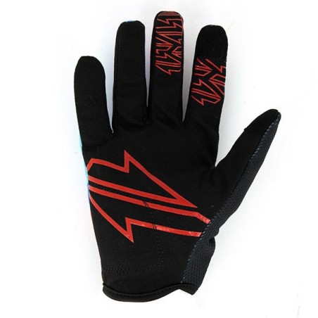 Gants motocross adultes swap's mx cross us bleu/orange/rouge