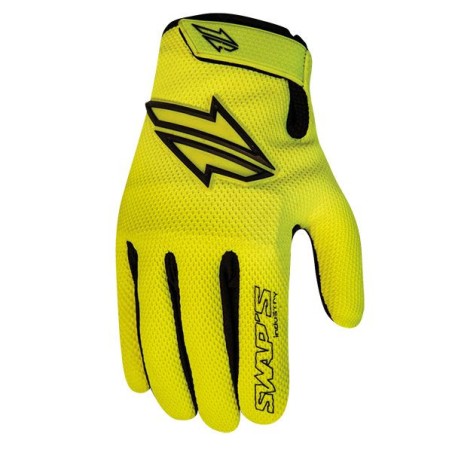 Gants motocross adultes swap's mx cross us jaune