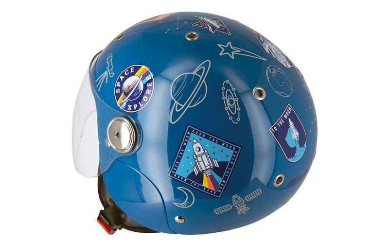 Casque enfant cross XTRM - bleu