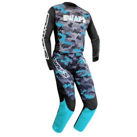 Pantalon cross enfant Swap's bleu