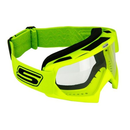 Masque cross s-line - jaune fluo