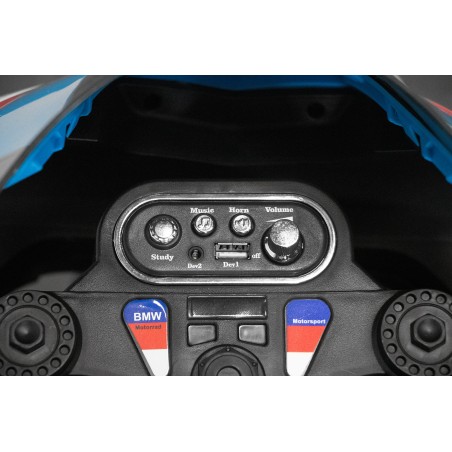 Moto électrique enfant bmw bleu hp4 race 12 volts, 2 moteurs 35w Voitures électriques