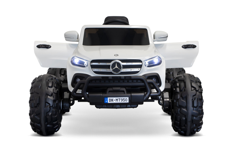 Voiture électrique enfant Mercedes classe x version Monster truck, 4 moteurs 45w, télécommande parentale