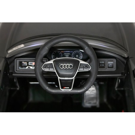 Voiture électrique enfant Audi RS e-tron gt blanc, 2 moteurs 30w, télécommande parentale 2.4 Ghz Voitures électriques