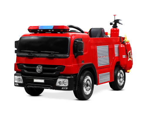 Camion Pompier 90 watts enfant électrique 12 volts