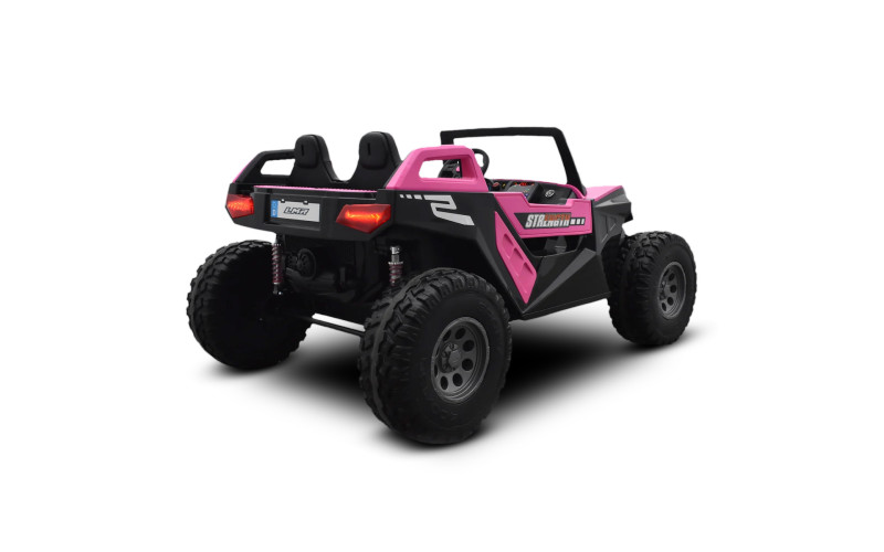 Buggy électrique enfant RAFFIO rose, 4 moteurs 45w, télécommande parentale 2.4Ghz Voitures électriques