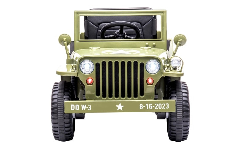 4x4 électrique enfant Jeep Willys, 4 moteurs 12v, télécommande parentale 2.4 Ghz