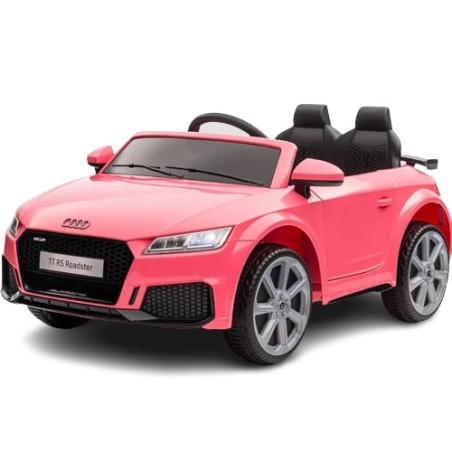 Voiture électrique enfant Audi TT RS Roadster rose 12v, télécommande parentale 2.4 Ghz Voitures électriques