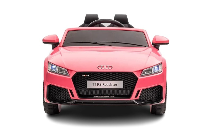 Voiture électrique enfant Audi TT RS Roadster rose 12v, télécommande parentale 2.4 Ghz