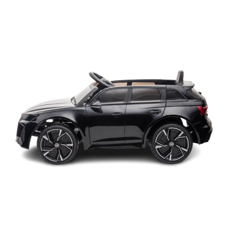 Voiture électrique enfant Audi RS6 noire 12v, 2 moteurs 30w, télécommande parentale 2.4 Ghz Voitures électriques