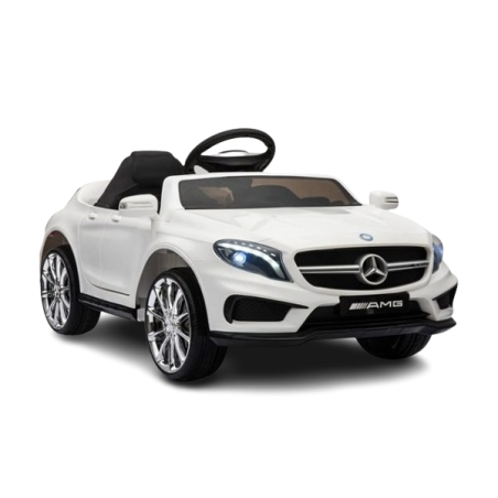 Voiture electrique enfant Mercedes AMG GLA45 blanc, 2 moteurs 25w, télécommande parentale 2.4 Ghz Voitures électriques