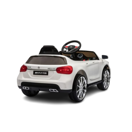 Voiture electrique enfant Mercedes AMG GLA45 blanc, 2 moteurs 25w, télécommande parentale 2.4 Ghz Voitures électriques
