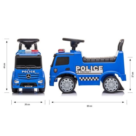 Trotteur pousseur camion enfant Mercedes Antos police Voitures électriques
