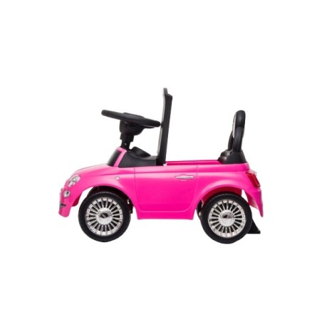 Voiture porteur enfant Fiat 500 rose Voitures électriques