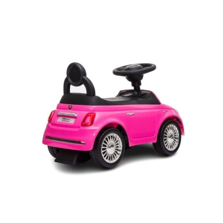 Voiture porteur enfant Fiat 500 rose Voitures électriques