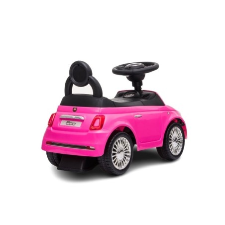 Voiture porteur enfant Fiat 500 rose Voitures électriques