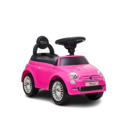 Voiture porteur enfant Fiat 500 rose Voitures électriques