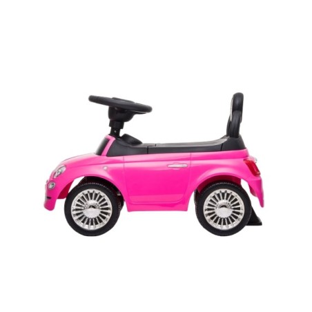Voiture porteur enfant Fiat 500 rose Voitures électriques