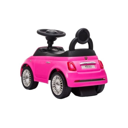 Voiture porteur enfant Fiat 500 rose Voitures électriques