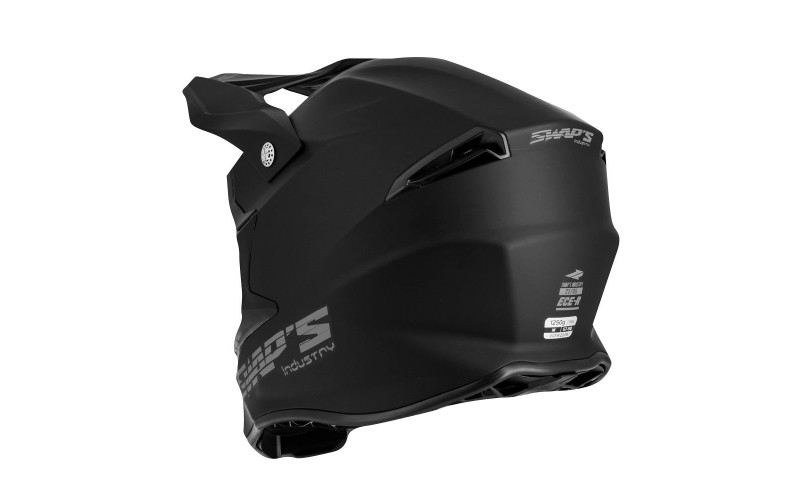 Casque cross adulte s828 faster micrométrique noir