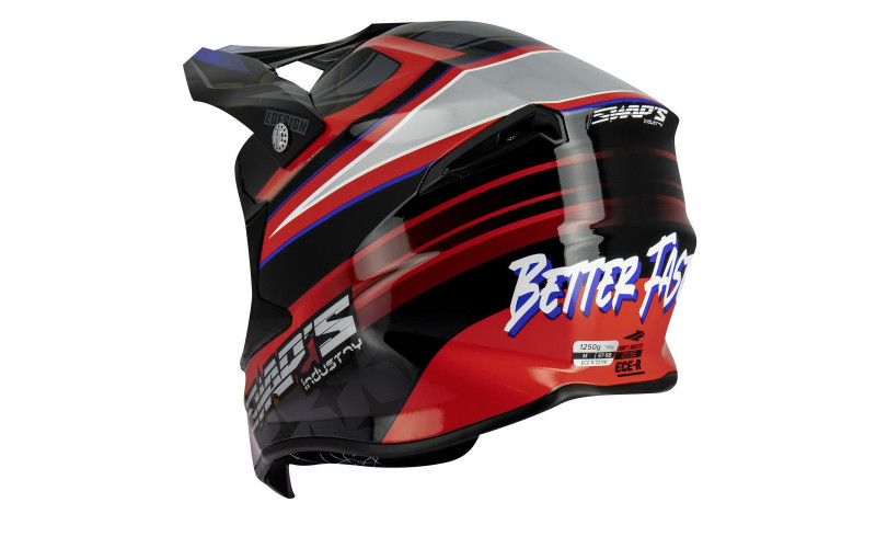  Casque cross adulte s828 faster micrométrique noir