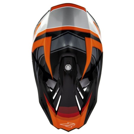 Casque cross adulte s828 faster micrométrique noir/orange