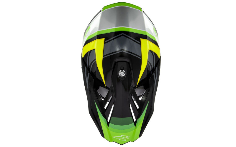 Casque cross adulte s828 faster micrométrique vert/rose