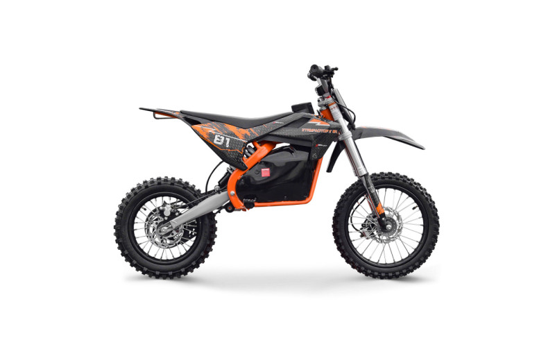 Dirt bike électrique NRJ 2000W 12/14" - orange