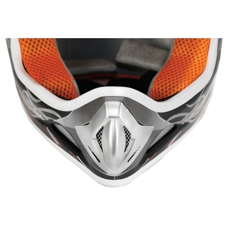 Casque enfant cross KIMO brillant - noir