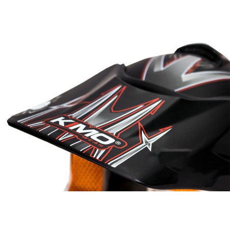 Casque enfant cross KIMO mat - vert