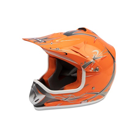 Casque enfant cross KIMO - orange
