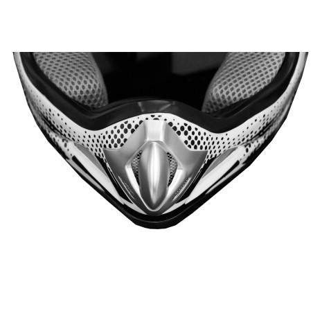 Casque enfant cross Kimo mat - orange