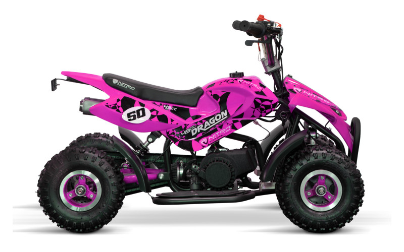 Pocket quad dragon sport 49cc 4" - rose Pocket Bike & Pocket Quad