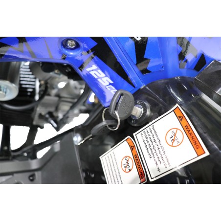 Quad enfant 125cc Kiro - bleu Quad enfant