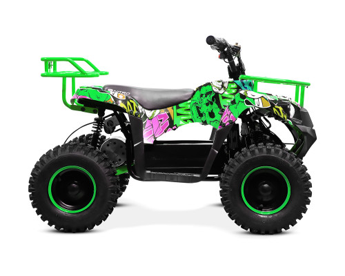 Quad électrique enfant 1000W NMX Graffiti vert Quad enfant