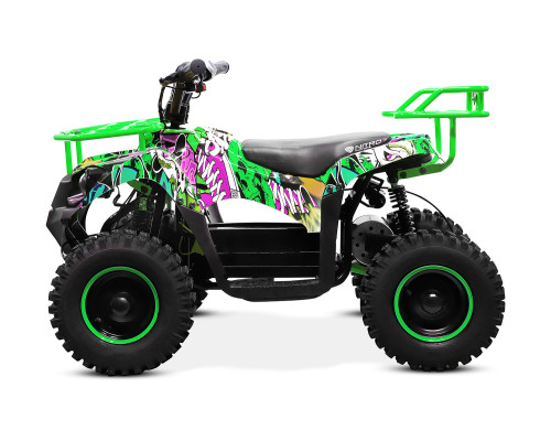 Quad électrique enfant 1000W NMX Graffiti vert Quad enfant