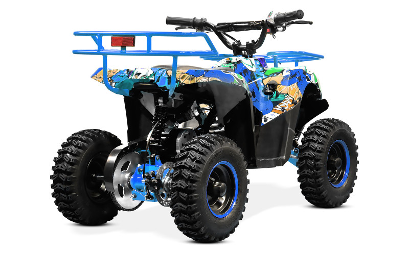 Quad électrique enfant 1000W NMX Graffiti bleu