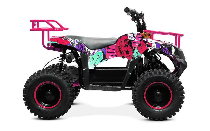 Quad électrique enfant 1000W NMX Graffiti rose