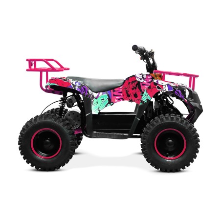 Quad électrique enfant 1000W NMX Graffiti rose