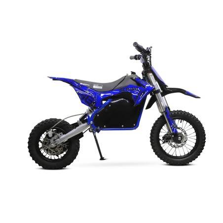 Dirt bike électrique enfant LMR 1200w Lithium 10/12" - bleu - LeMin...