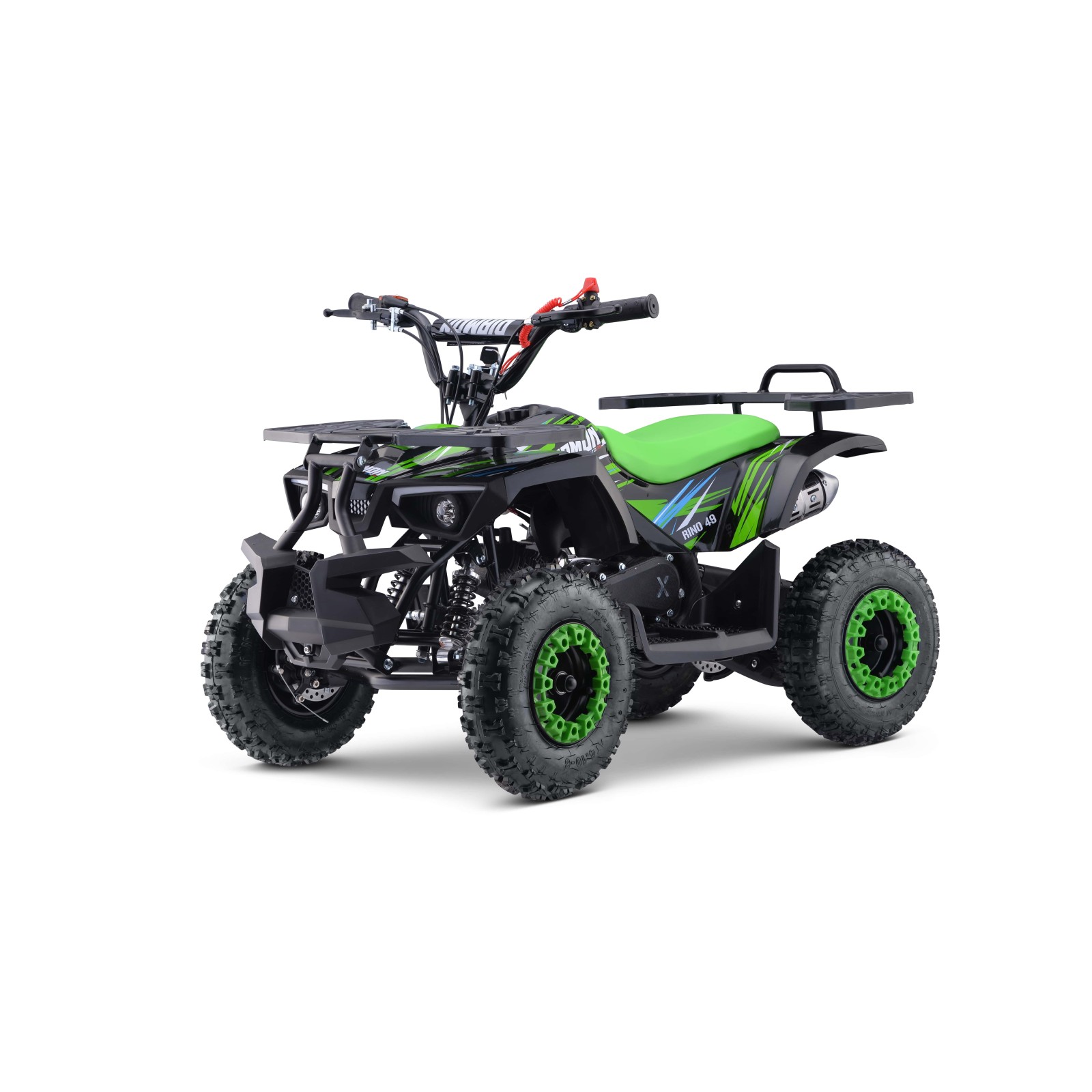 Pocket quad enfant Diamon Motors Rino 49cc 6" - vert
