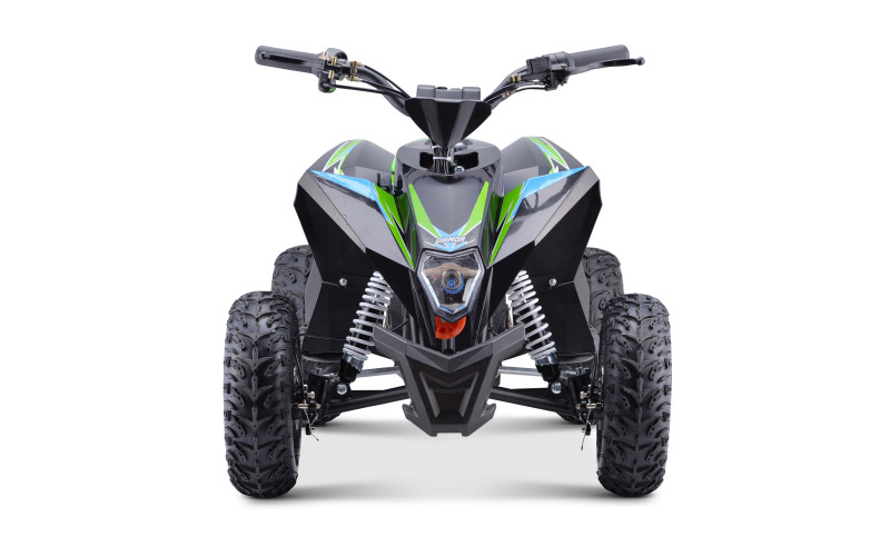 Quad enfant thermique Kwixi 110cc - noir/vert Quad enfant