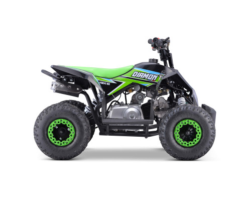 Quad enfant thermique Kwixi 110cc - noir/vert Quad enfant