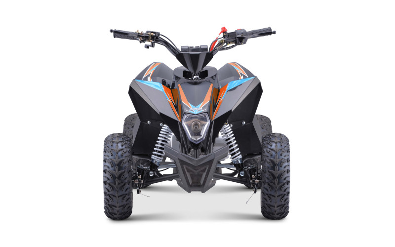 Quad enfant thermique Kwixi 110cc - noir/orange Quad enfant