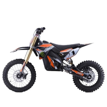 Dirt bike électrique enfant RX 1500 12/14" N°1 orange - LeMiniRider