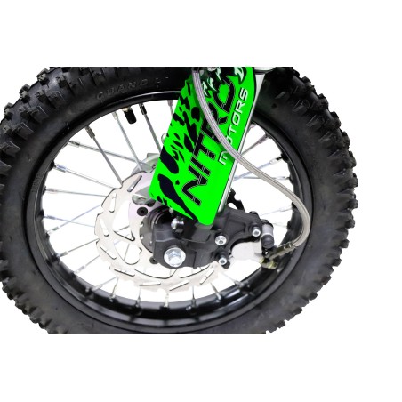 Dirt bike électrique enfant LMR 1200w Lithium 10/12" - vert - LeMin...