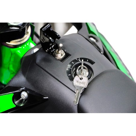 Dirt bike électrique enfant LMR 1200w Lithium 10/12" - vert - LeMin...