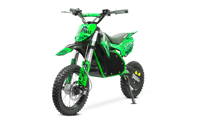 Dirt bike électrique enfant LMR 1200w Lithium 10/12" - vert