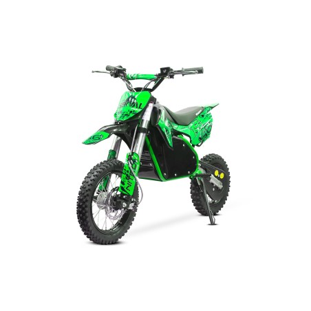 Dirt bike électrique enfant LMR 1200w Lithium 10/12" - vert - LeMin...