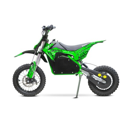Dirt bike électrique enfant LMR 1200w Lithium 10/12" - vert - LeMin...